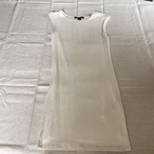 Basic white bodycon dress